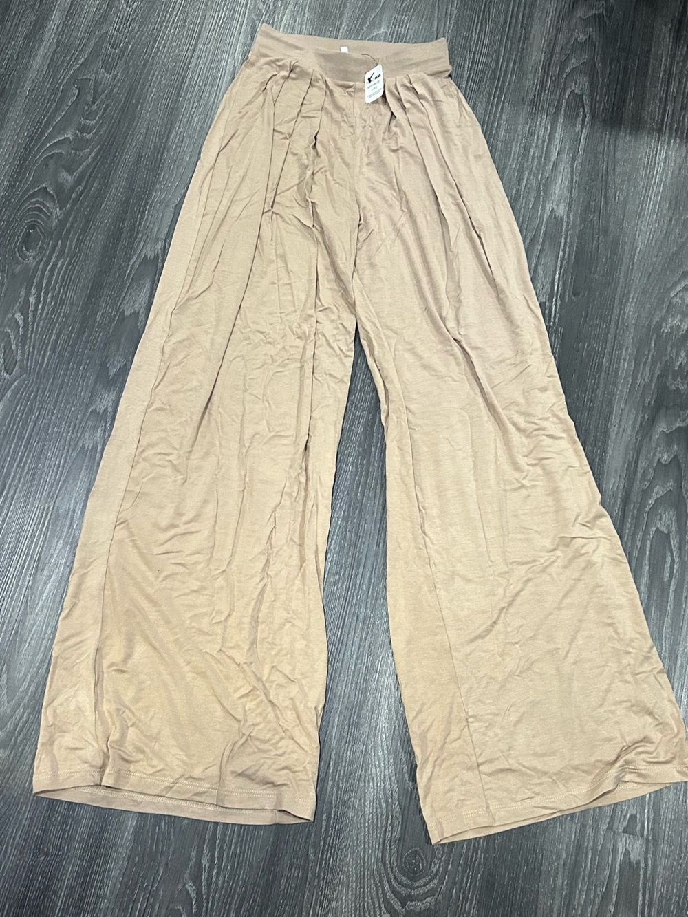 Fashion Nova Wide Leg Beige Lounge Pants Size XS